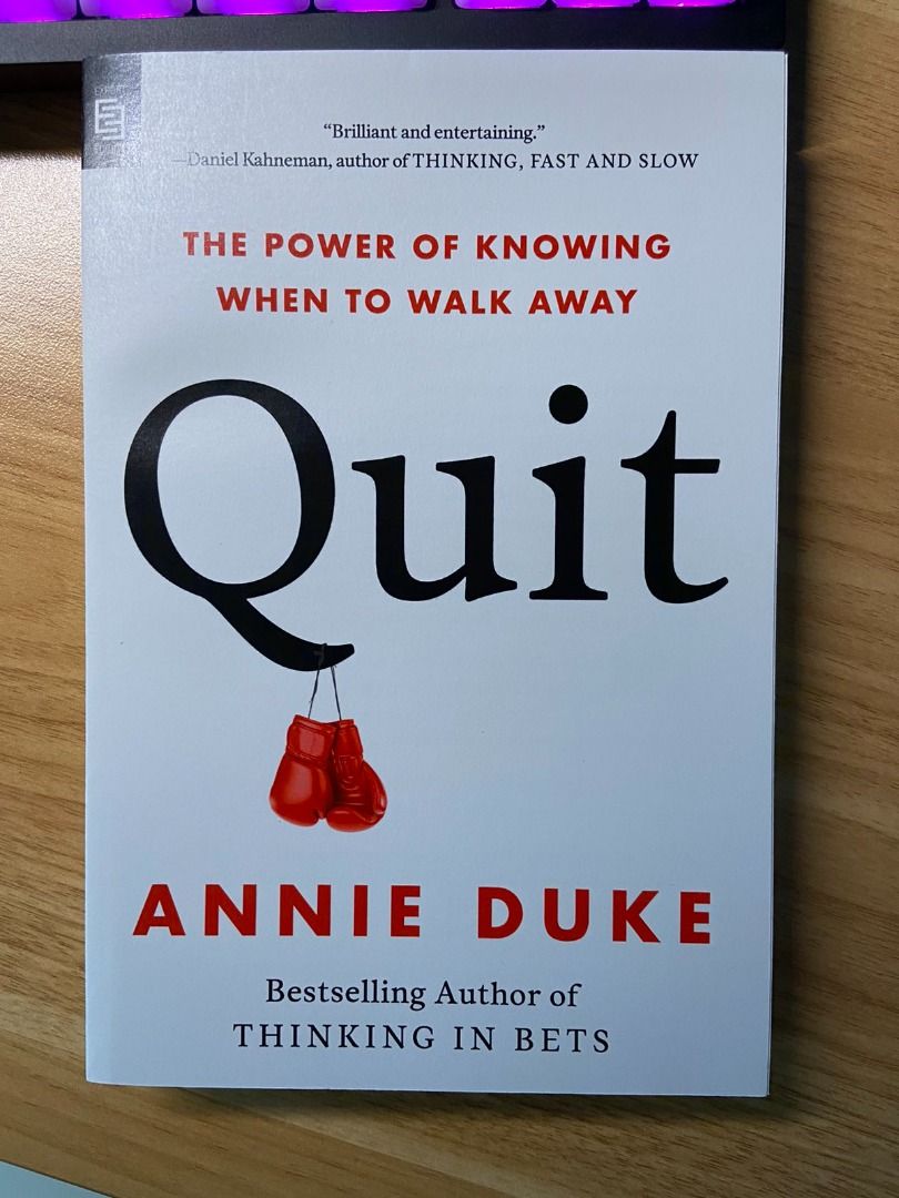 QUIT - ANNIE DUKE (Category: Storybooks) located in Taguig. Submitted by grayf0x (Listing ID 1267803696, Image 1). Description: GOOD AS NEW NO HIGHLIGHTS BOUGHT FROM FULLYBOOKED RFS: NOT FINISHING THE BOOK / DECLUTTERING NOTE: SOME BOOKS MAY LOOKED WARPED BECAUSE OF THE LIGHTING AND PLASTIC COVER. .