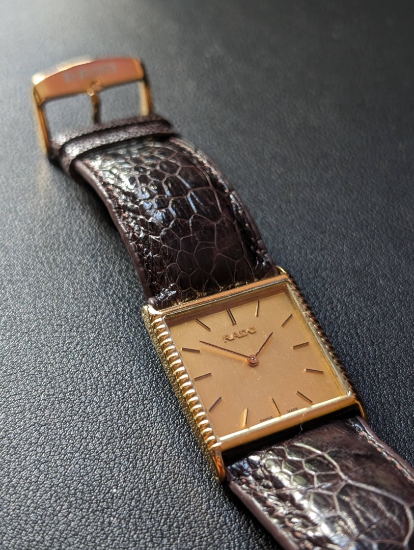 Rado Large Vintage Tank Manual Winding Watch, Luxury, Watches on Carousell