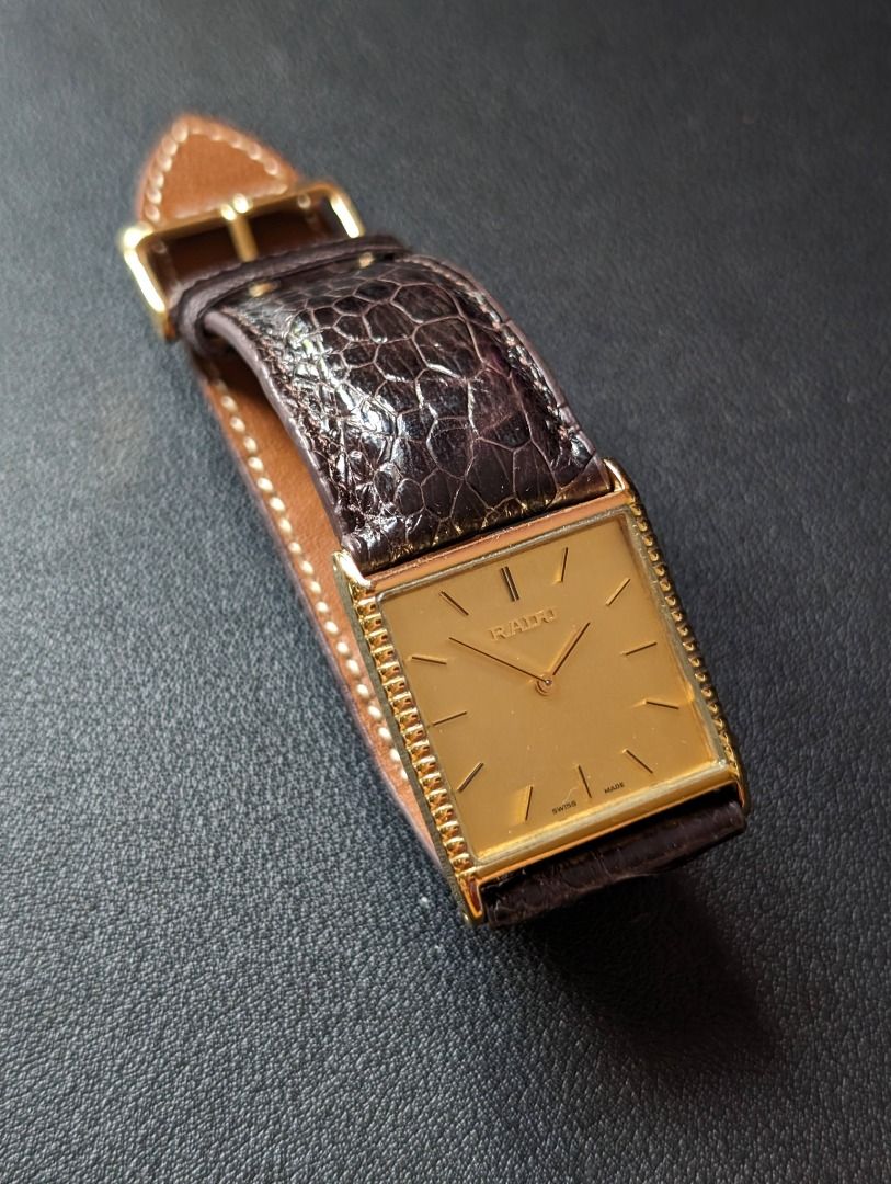 Rado Large Vintage Tank Manual Winding Watch, Luxury, Watches on Carousell