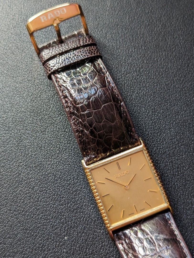 Rado Large Vintage Tank Manual Winding Watch, Luxury, Watches on Carousell