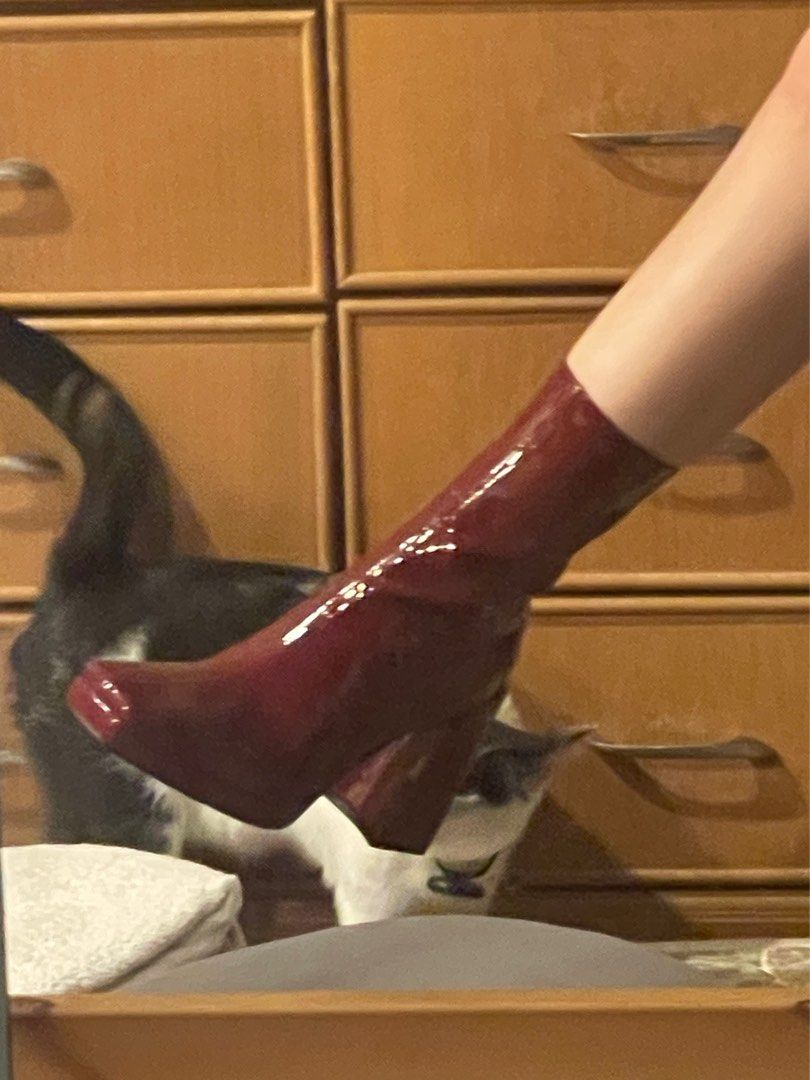 Vinyl sock outlet boots