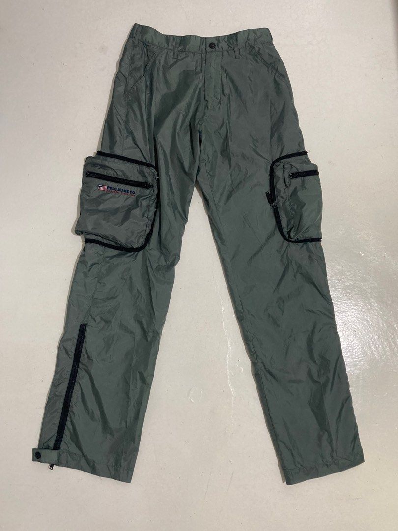 90s polojeans nylon cargo pants