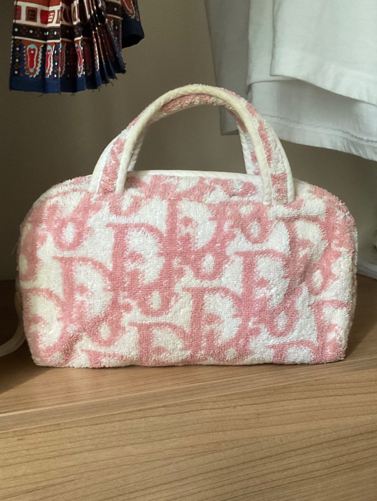 Dior terry cloth hotsell bag