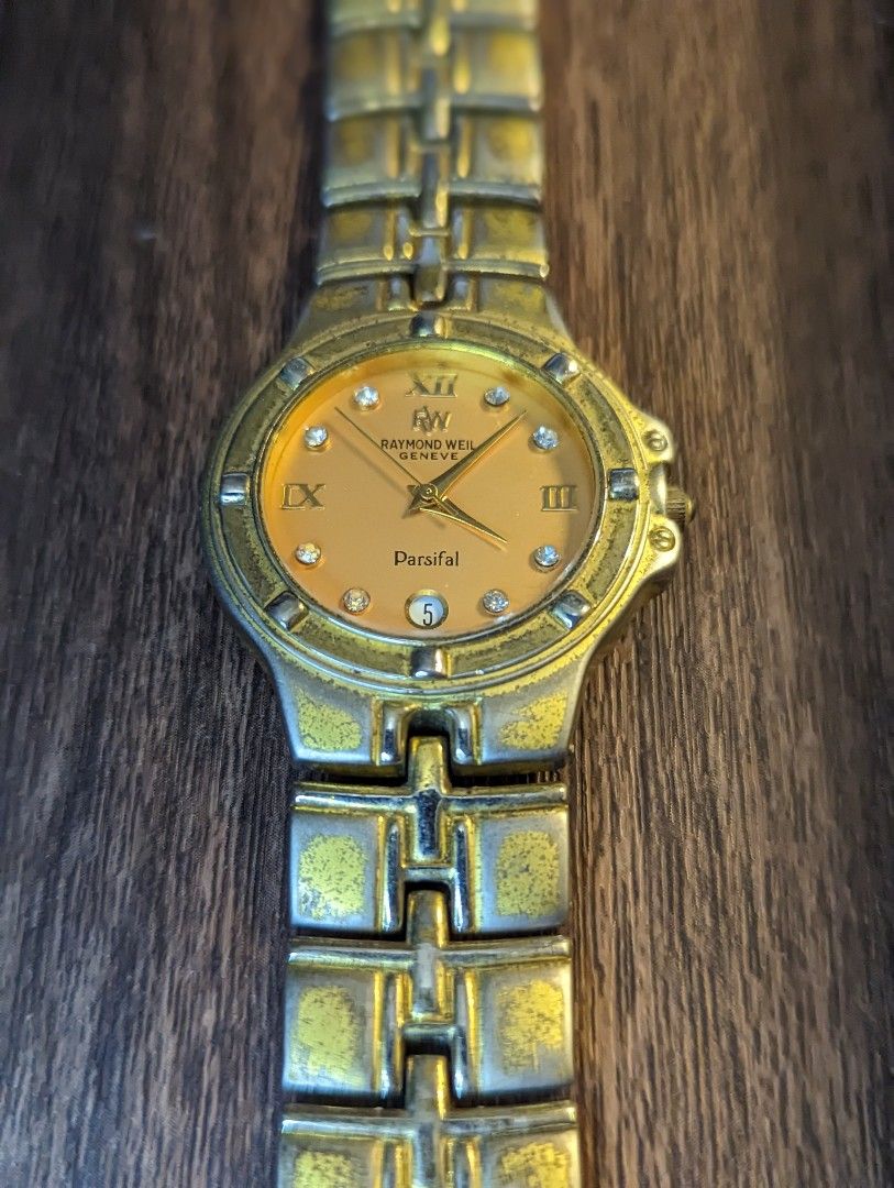 Raymond weil 24k gold top