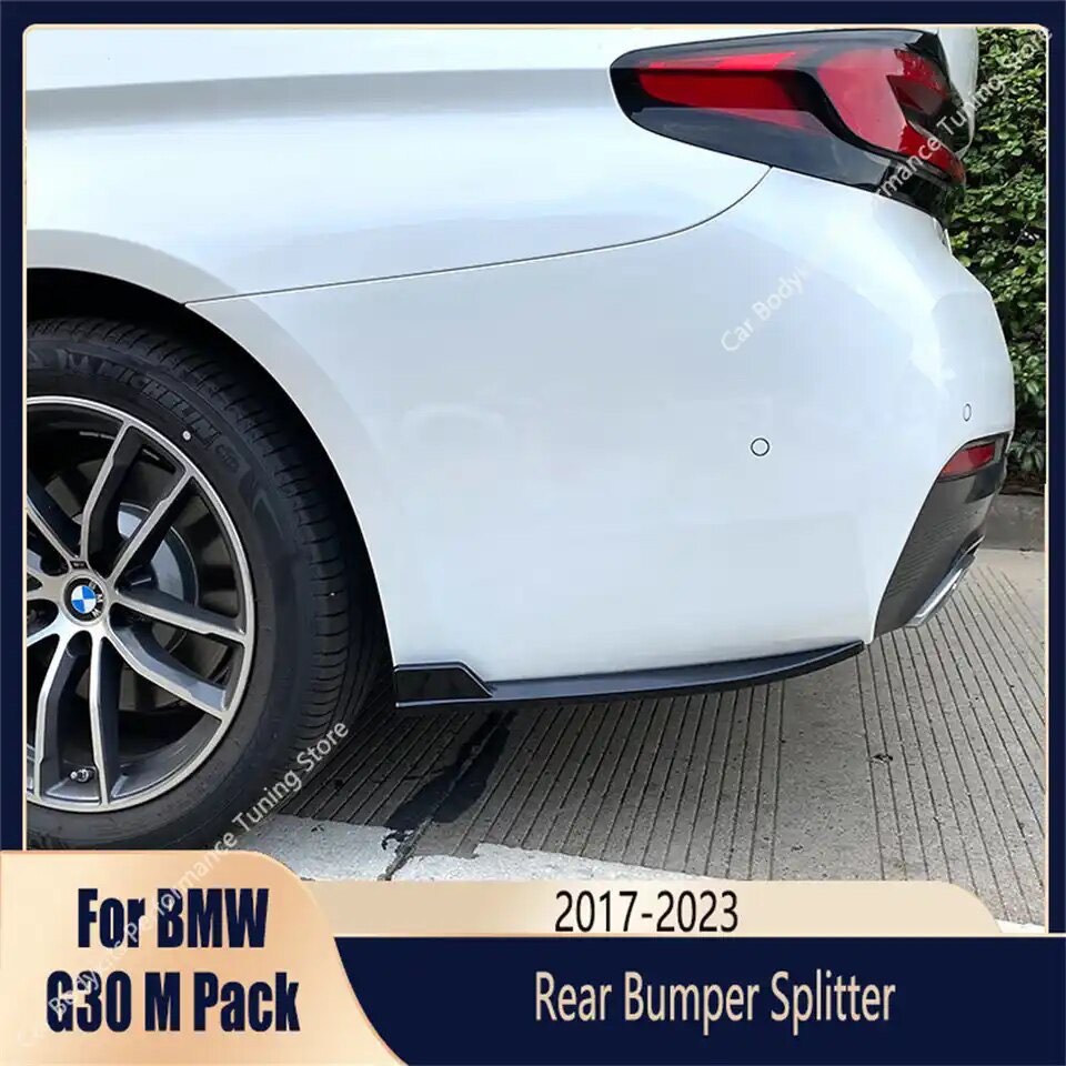 Rear Bumper Side SplittersFor Bmw G30 520d 520i 525d 530i 530d M550i ...