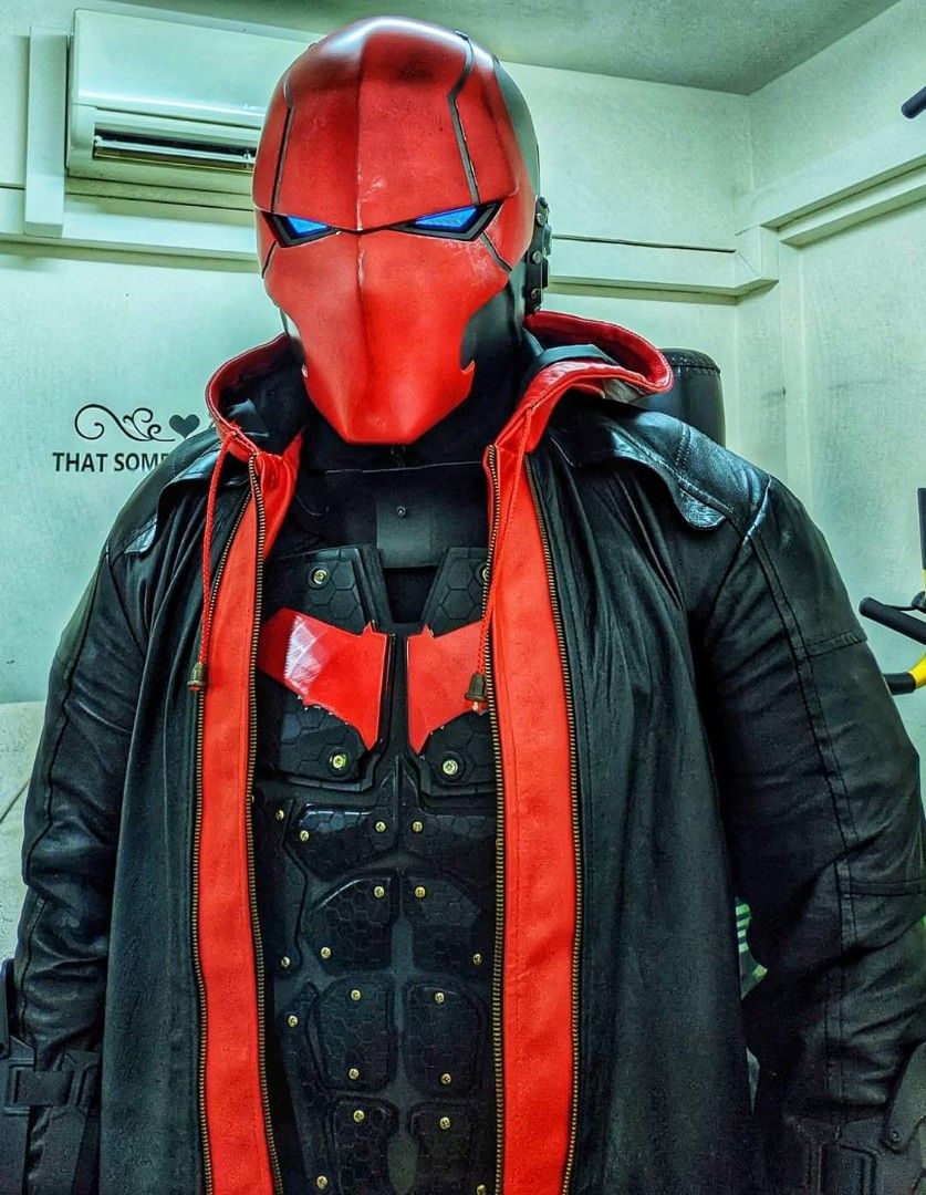 Red Hood cosplay jacket Arkham