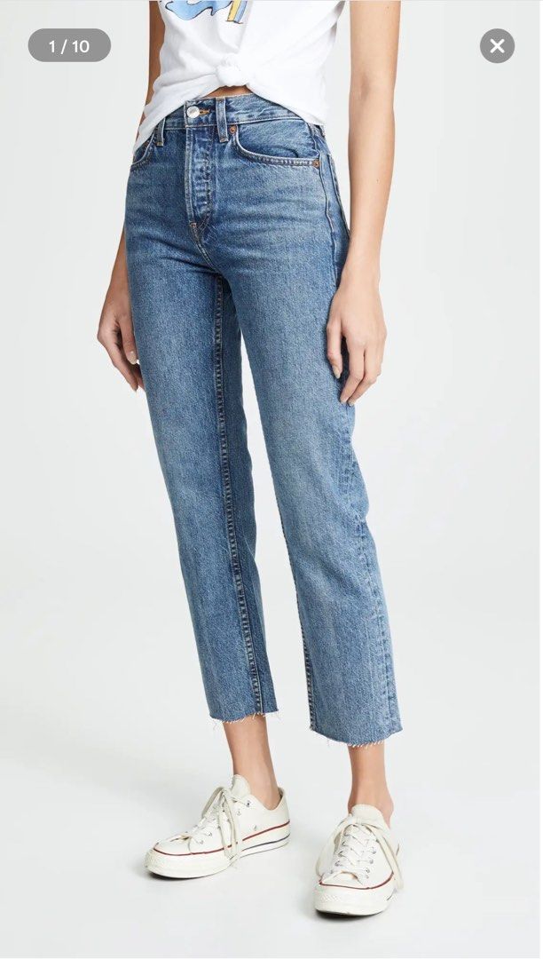 Levis high shop rise ankle crop