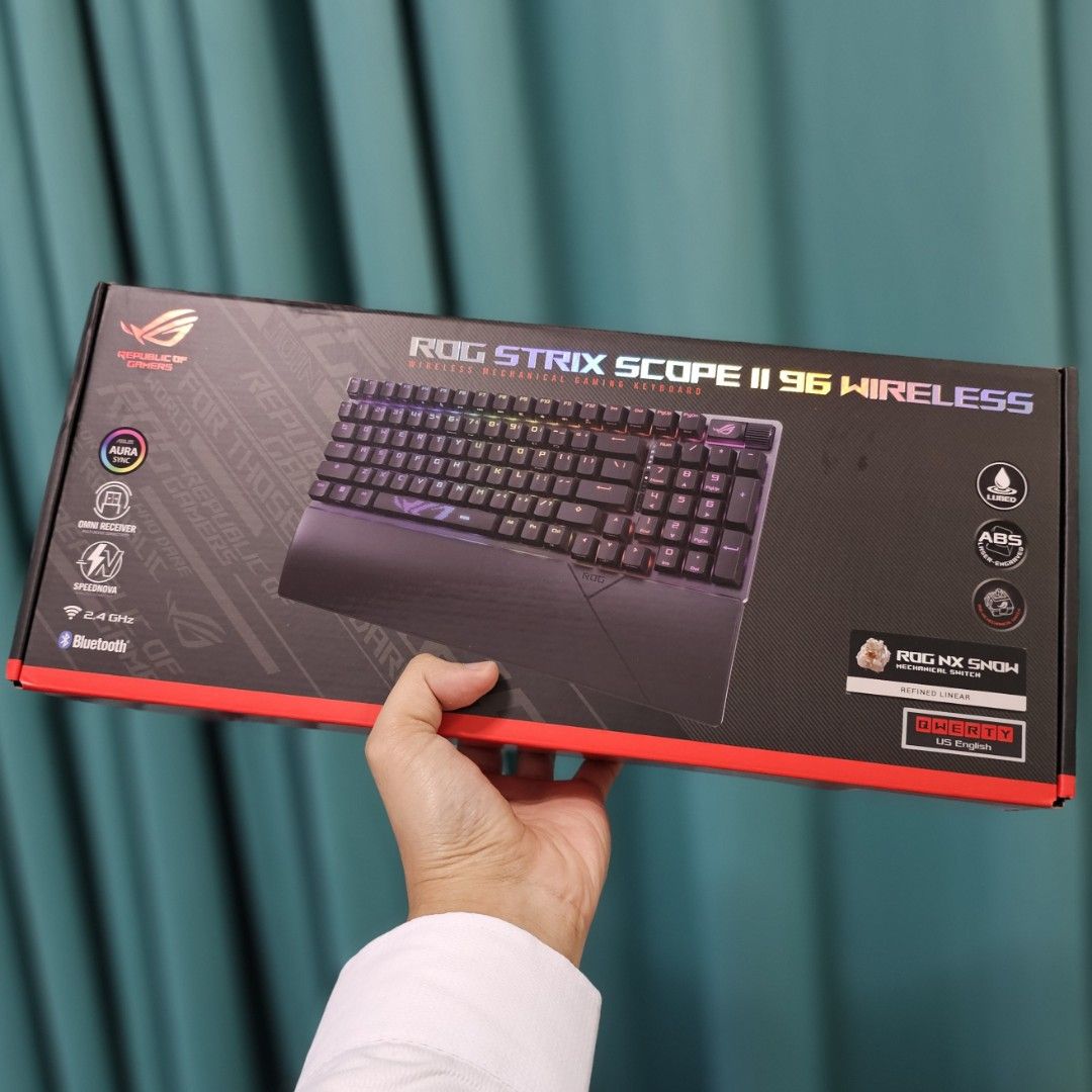 Rog Strix Scope II 96 (X901) Wireless Gaming Keyboard - NX Snow