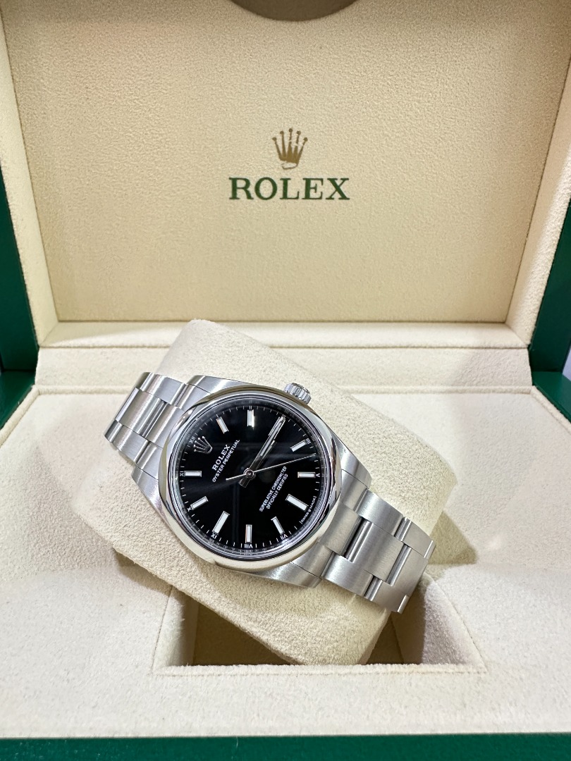 Rolex op hot sale 34 black