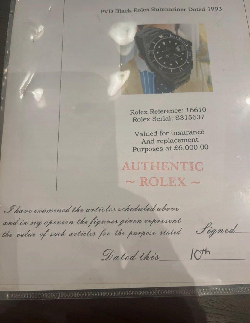 Rolex Submariner Date Black PVD Ceramic Bezel