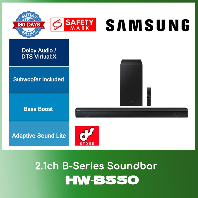 B-series 2.1 ch. Soundbar B550
