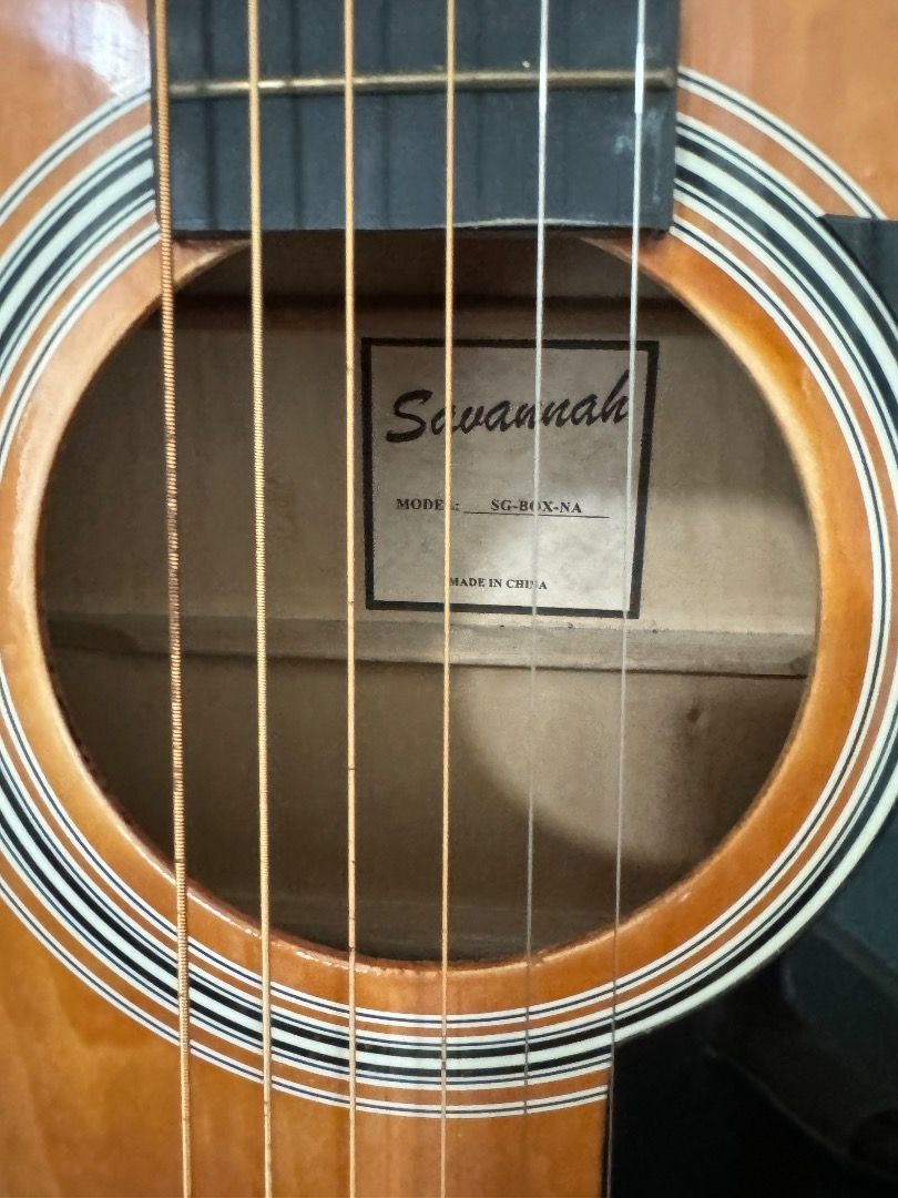 Savannah Acoustic Guitar, Hobbies & Toys, Music & Media, Musical ...