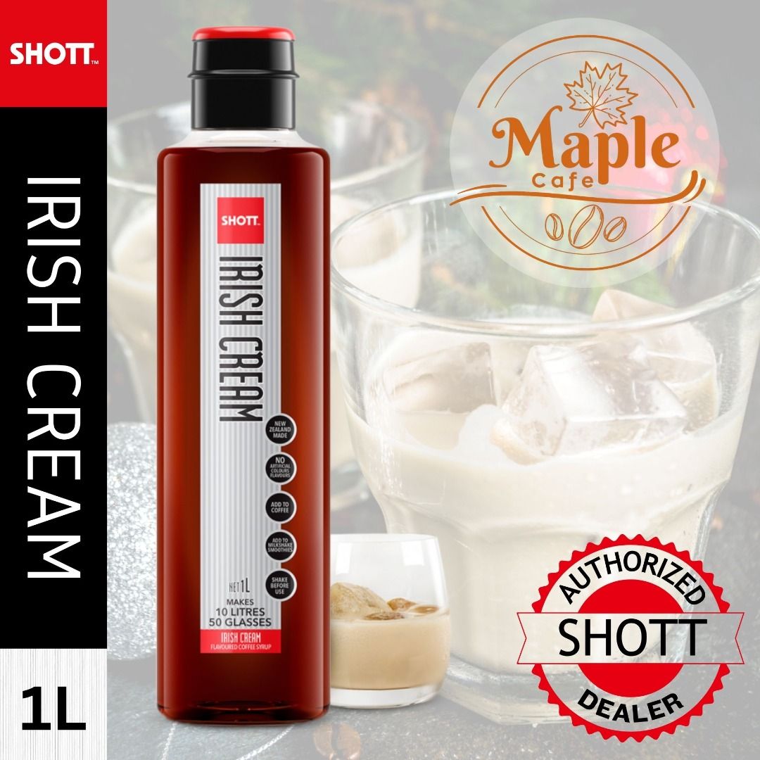 Shott Irish Cream Syrup 1 Liter Beverages Flavoring, Food & Drinks ...
