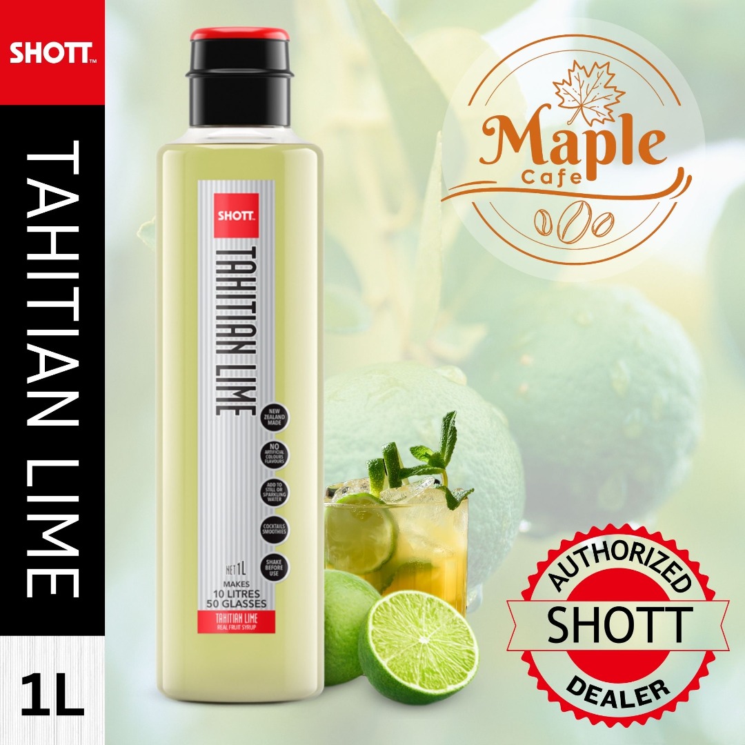 Shott Tahitian Lime Syrup 1 Liter Beverages Flavoring, Food & Drinks ...