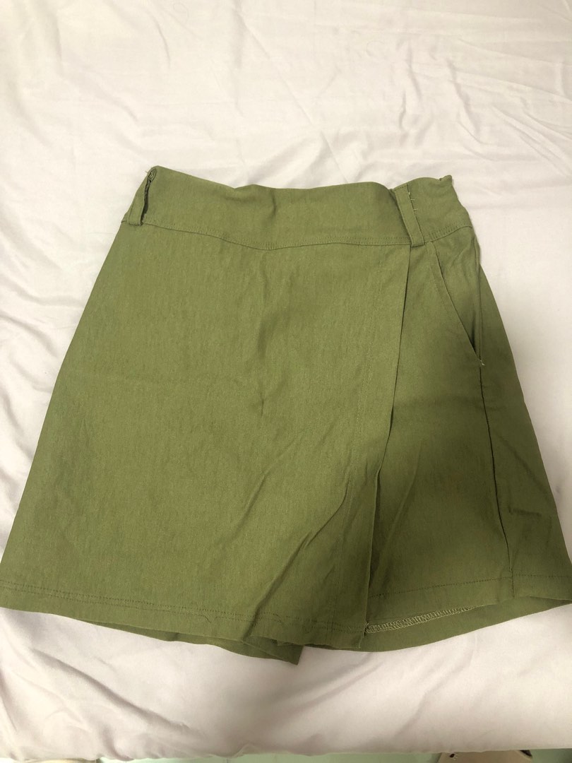 Olive Scuba Skort main image 0