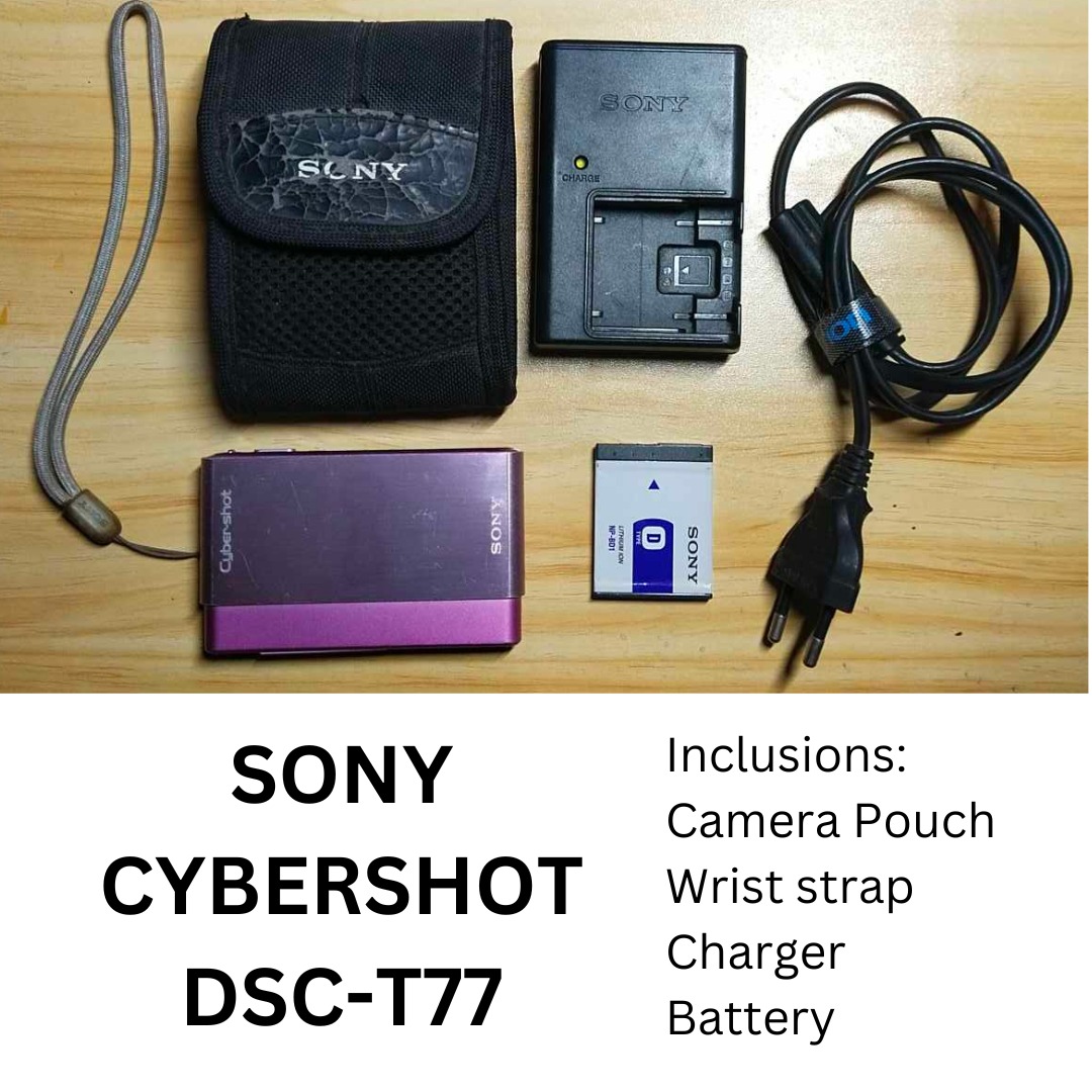 Sony Cybershot DSC-T77 Digital  10 Megapixel, 4-fach Opt. Zoom, 7 Cm (3 Zoll) Display, Bildstabilisator) Silber 34