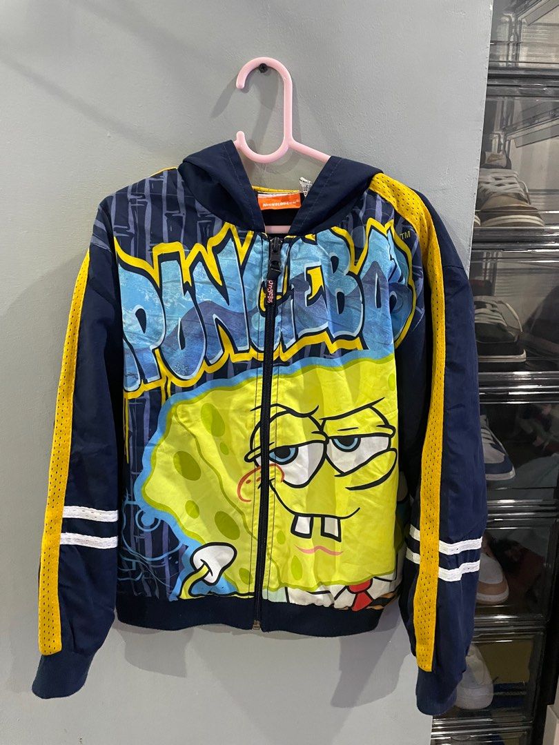 Spongebob jacket Babies Kids Babies Kids Fashion on Carousell