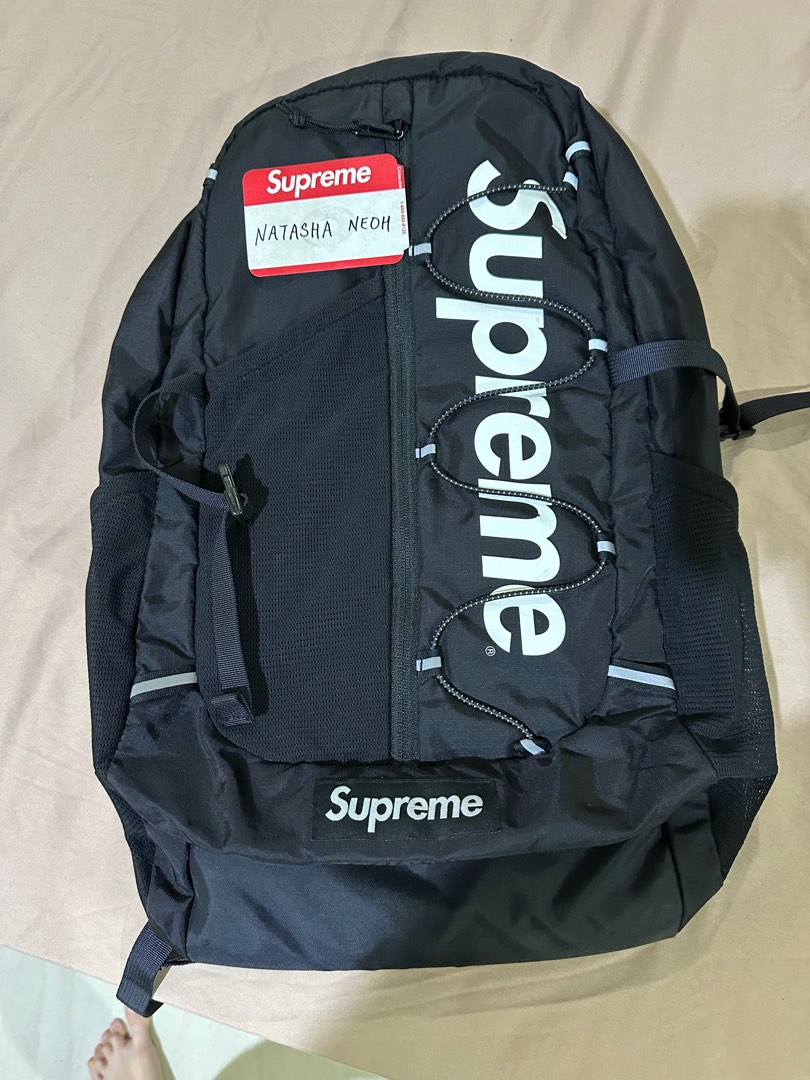 Supreme backpack ss17 top real vs fake