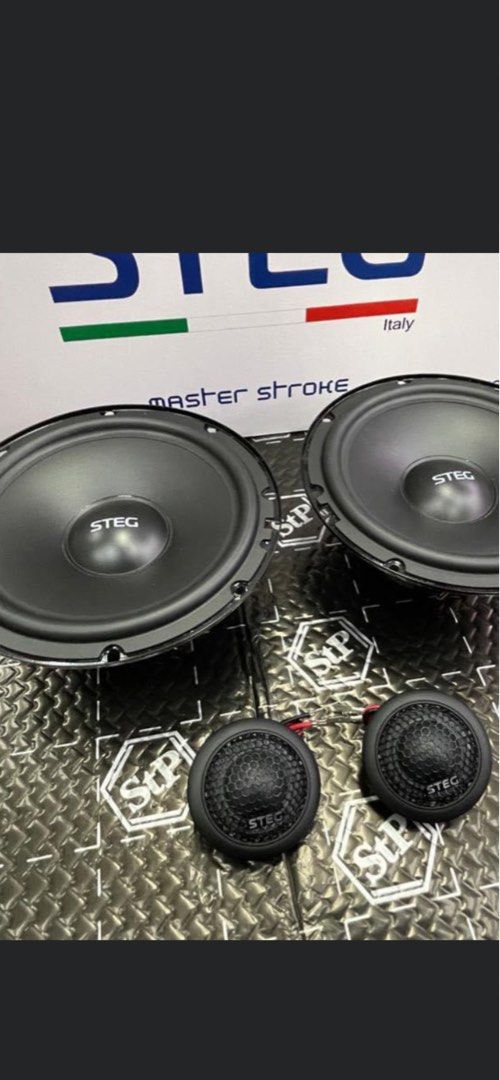 Steg Amplifier/ 4 Steg speakers and venom sub-woofer, Car Accessories ...