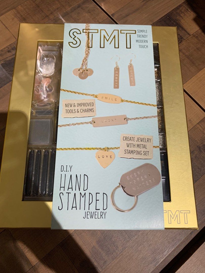 STMT DIY Hand Stamped Jewelry for earrings keychain gift