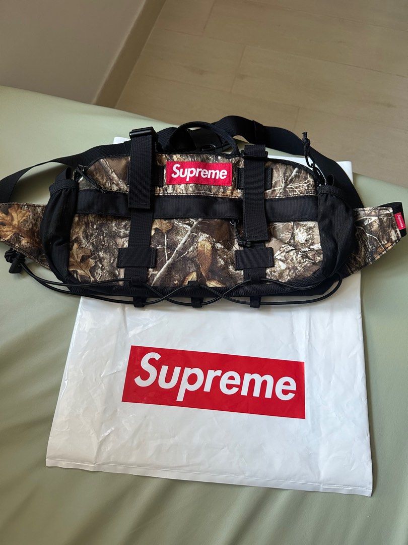 Supreme 19FW Waist bag, 名牌, 手袋及銀包- Carousell