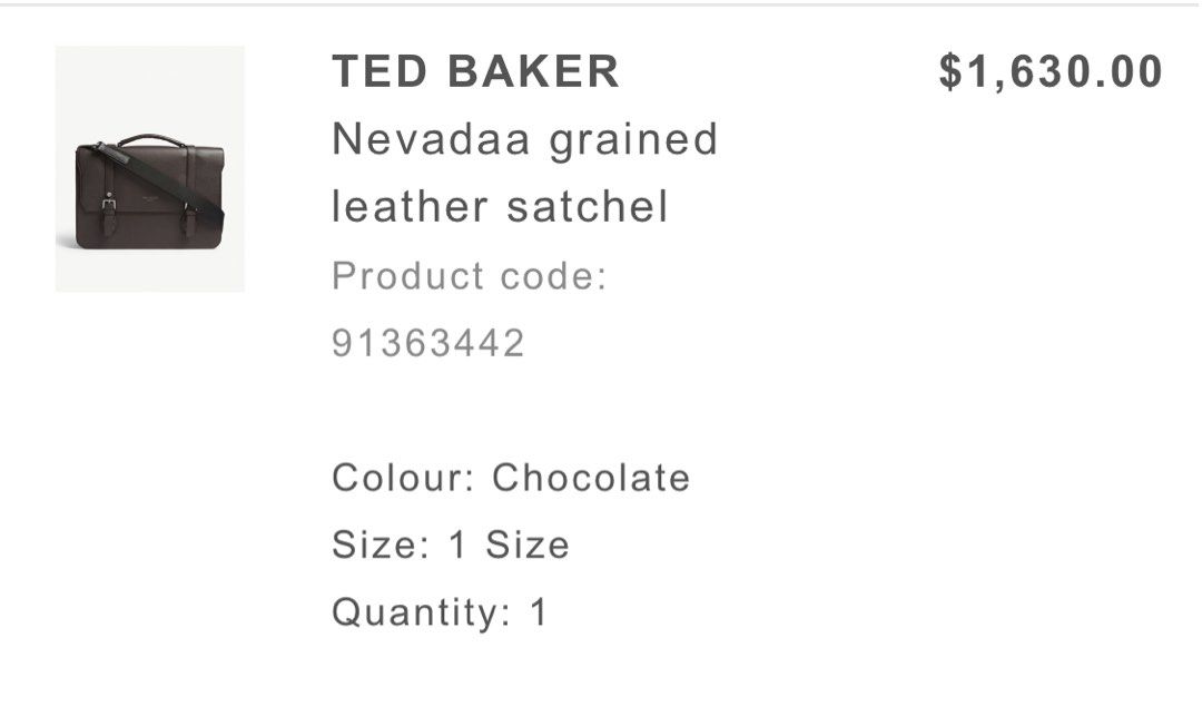 Ted baker nevadaa leather satchel 2025