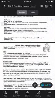 Top school - PSLE oral notes English pdf