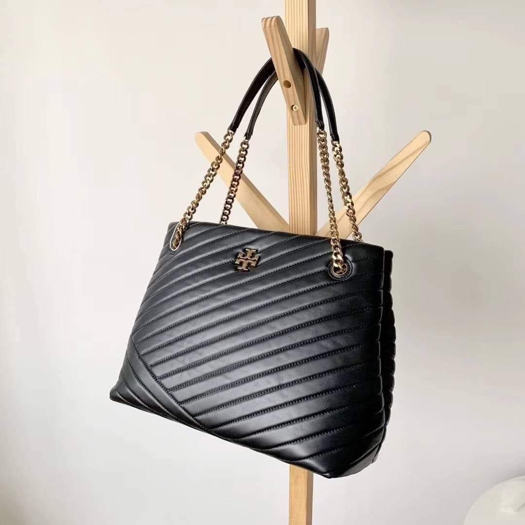 Kira chevron top tote bag