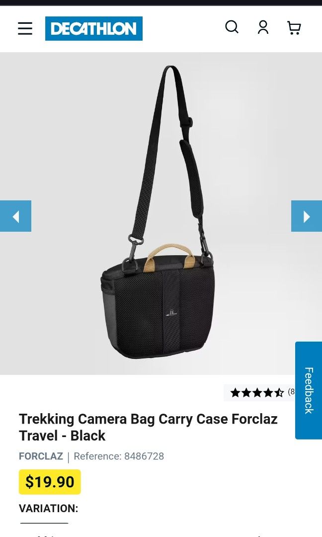 Camera store bag decathlon
