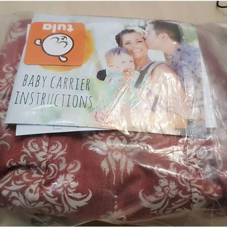 Tula half Toddler size WC Wrap Conversion carrier