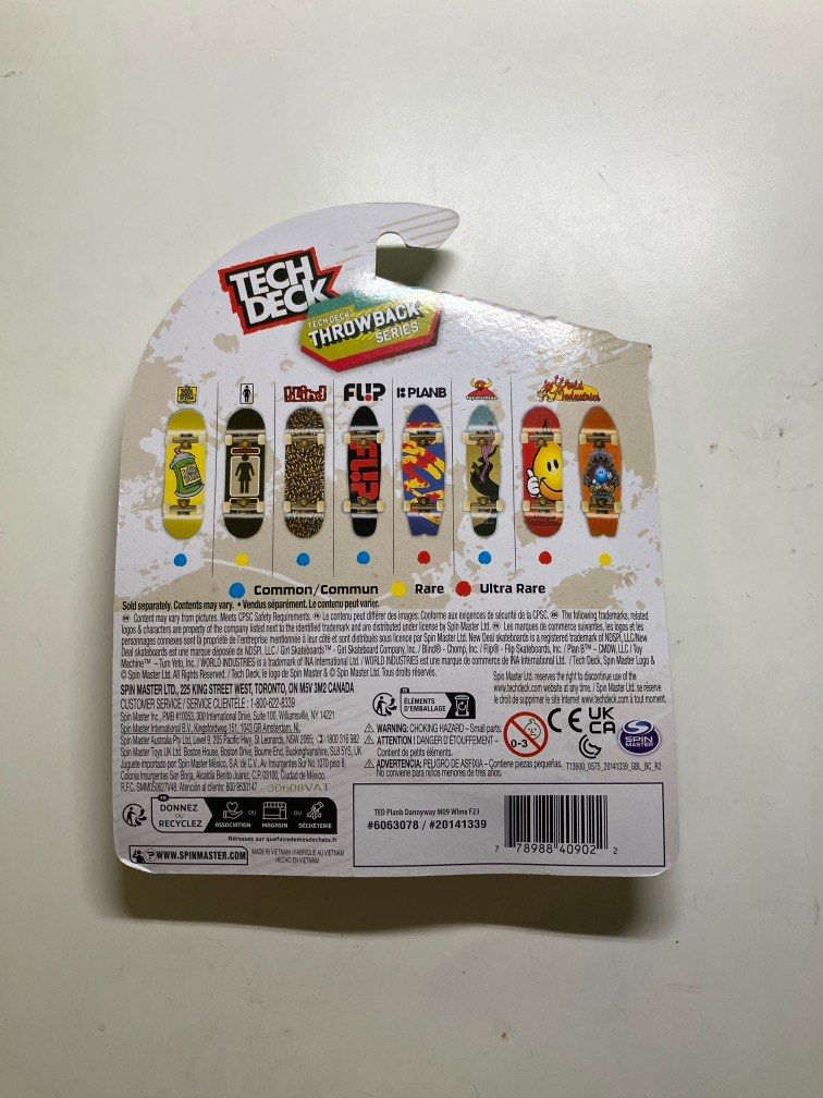 Tech Deck Rarest Design Ultra rare throwback series tech deck, Hobbies & Toys, Toys & Games on ...