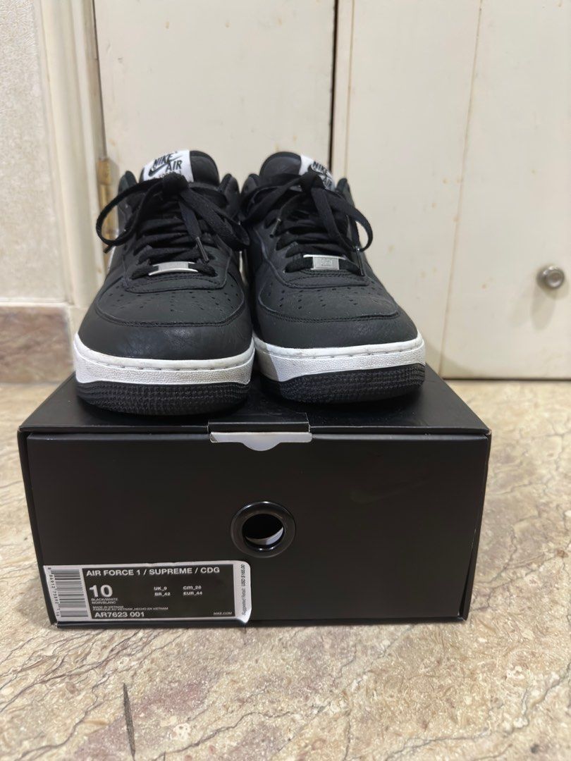 Us10 nike CDG supreme Air Force 1 low