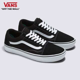 Vans ComfyCush Old Skool 男女款黑色滑板鞋