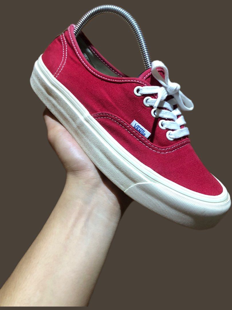 Vans Vault OG Authentic LX Chili Pepper Red