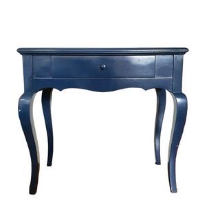 Victorian style blue console table desk