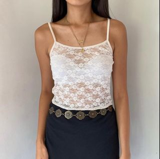 Vin The Line Lace Tank Top