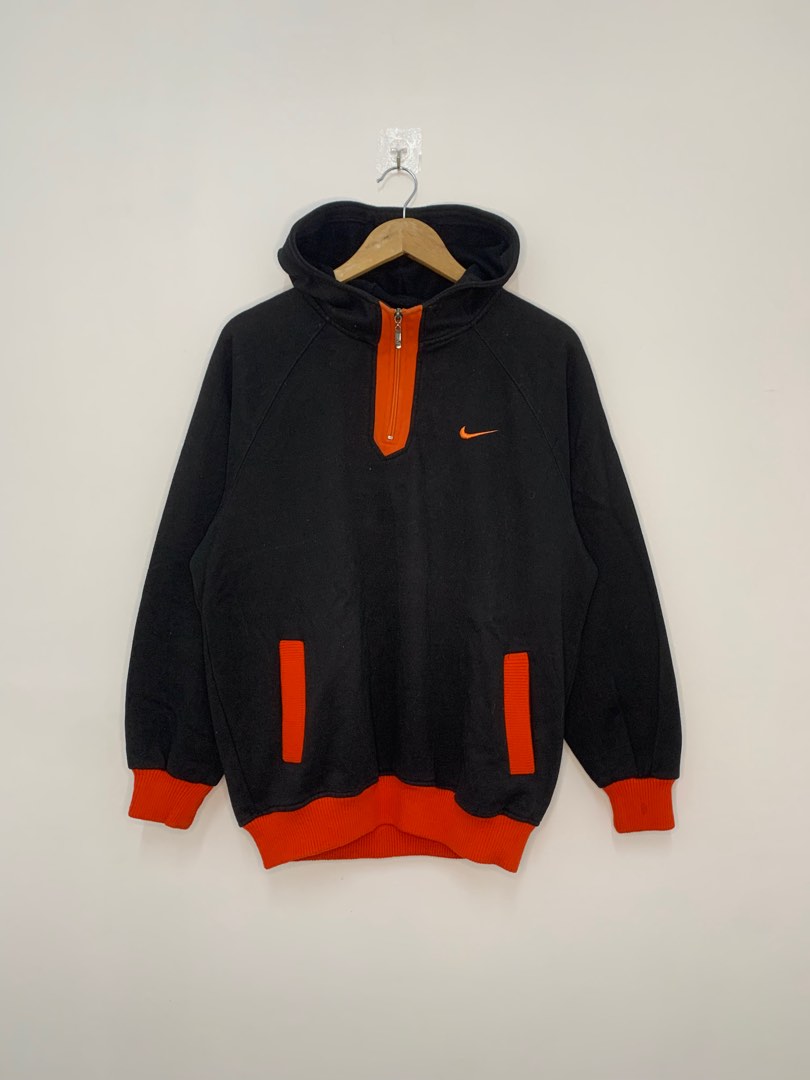 2000'S Nike padded hoodie/puffer jacket, men's size XL unclear Beige type Vintage Second Hand main image 0