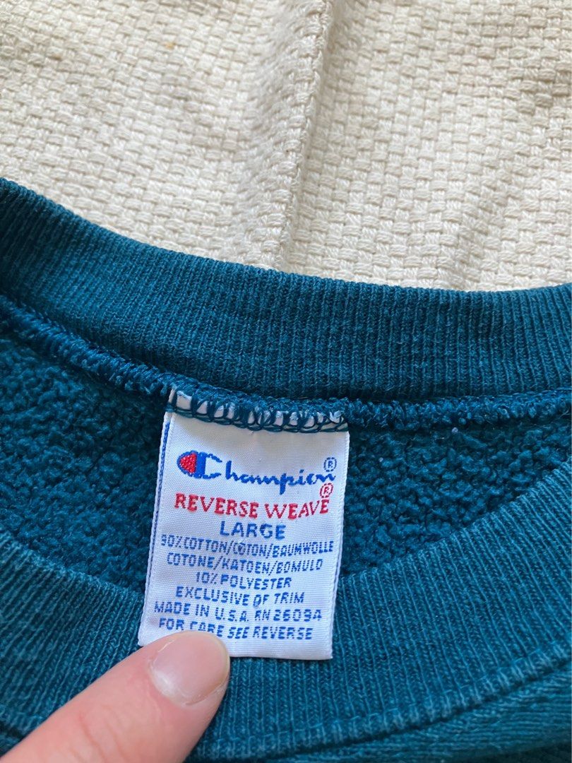 Vintage 90s Champion Reverse Weave Sweatshirt Made in USA RRL APC