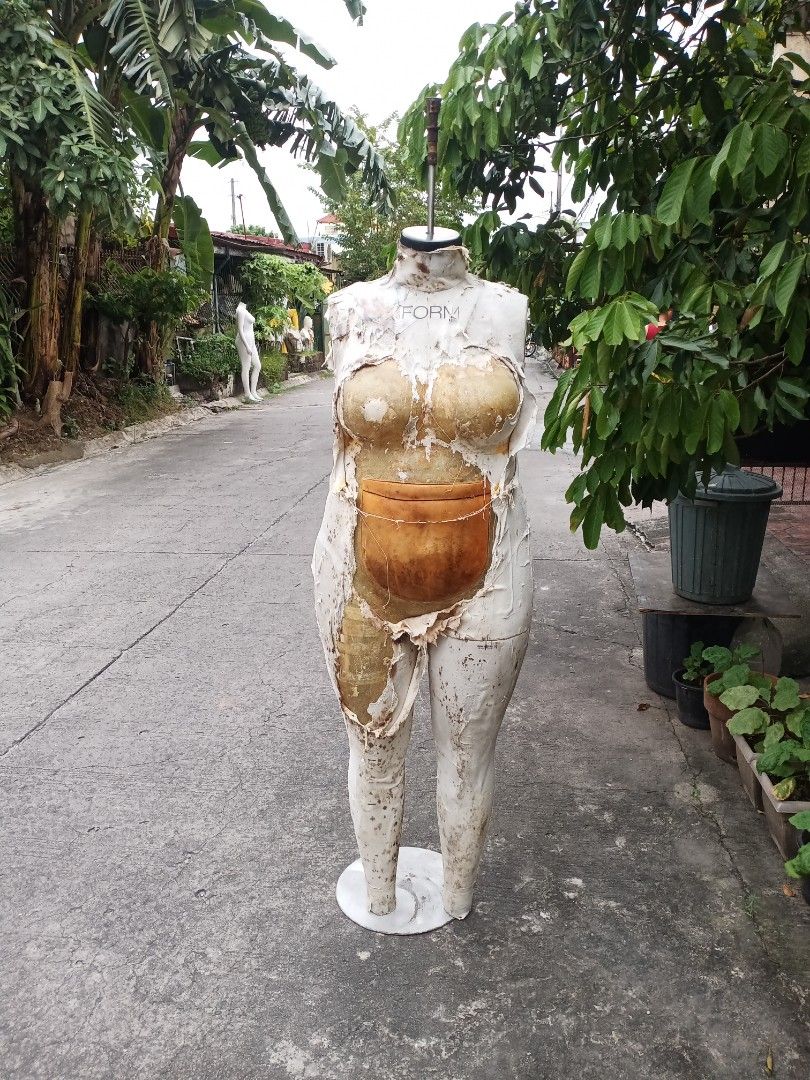 Vintage Old Alvanon Dress Form Mannequins NO STAND. As is condition