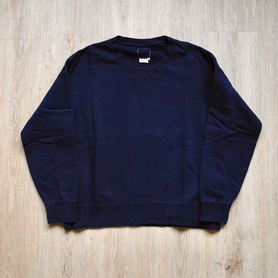 visvim JUMBO SB SWEAT L/S (N.D.), 名牌, 服裝- Carousell