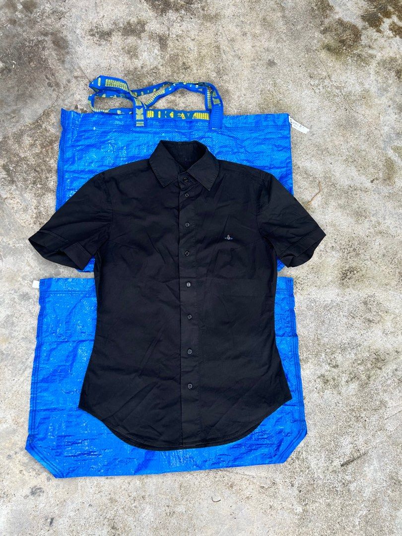 Vivienne westwood black on sale short sleeve shirt