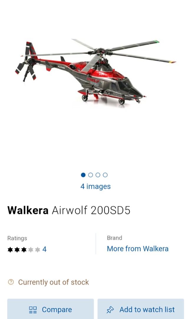 Walkera rc cheap helicopter airwolf 200sd5