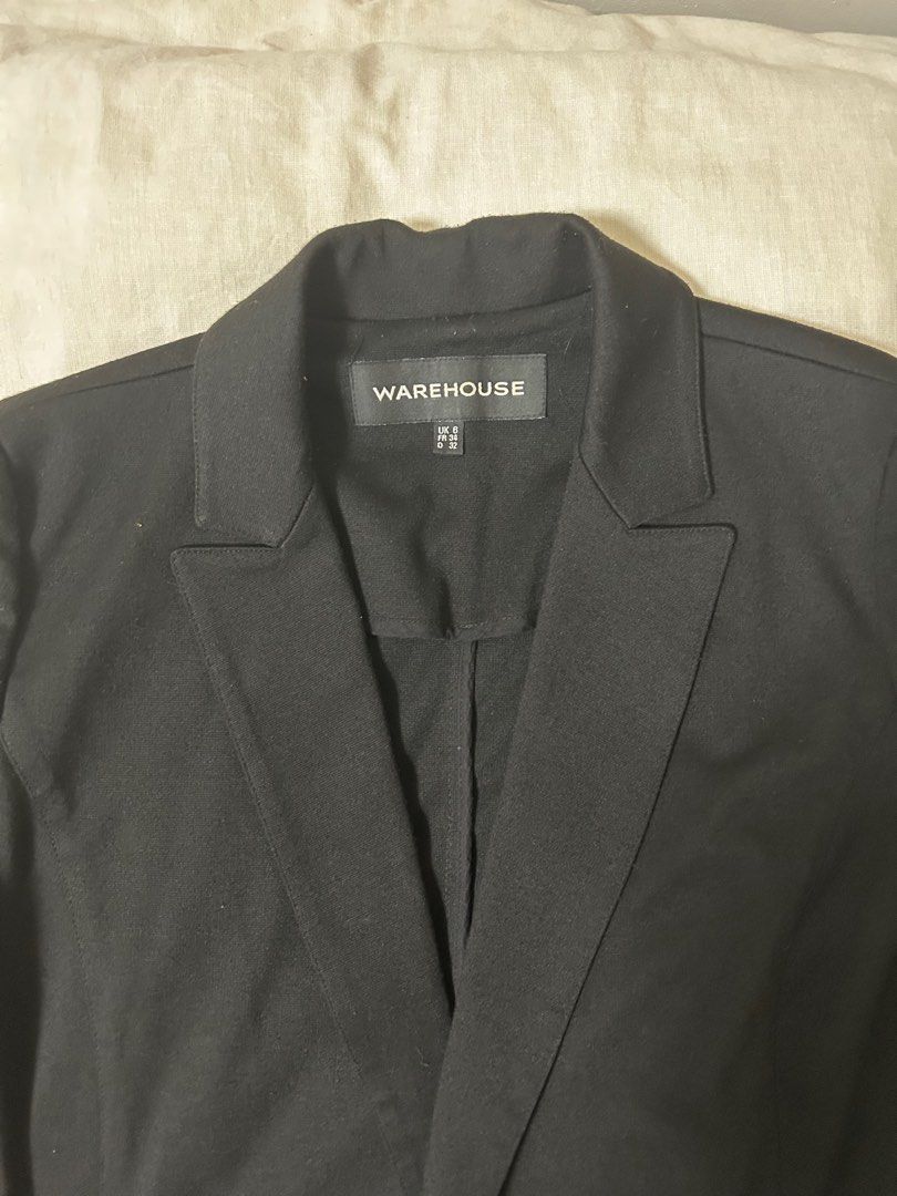 Warehouse black blazer outlet