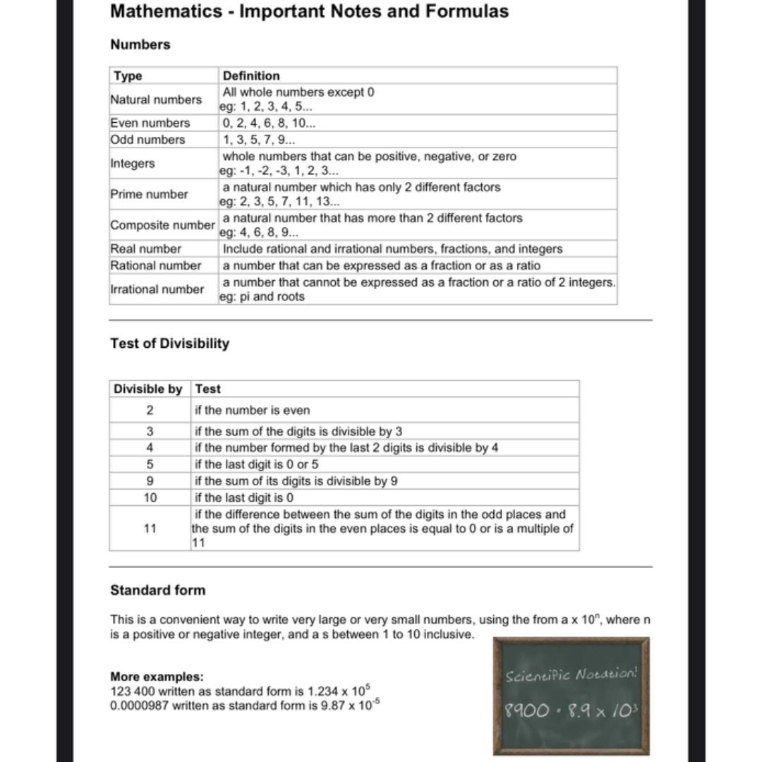 RAFFLES STUDENT Sec 3/4 O Level E/A Math Package [Top Student's Notes ...