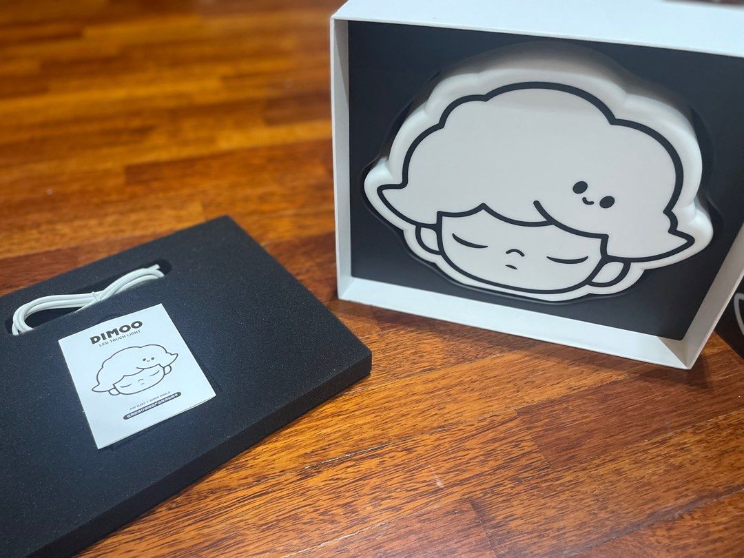 WTS POP MART Dimoo LED Touch Light Black and White Series, Hobbies ...