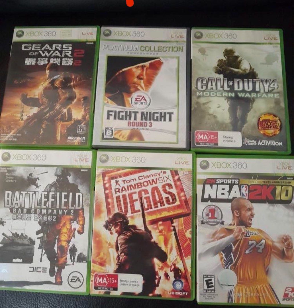 xbox360 30 1 130 6 games Xbox 360 Games