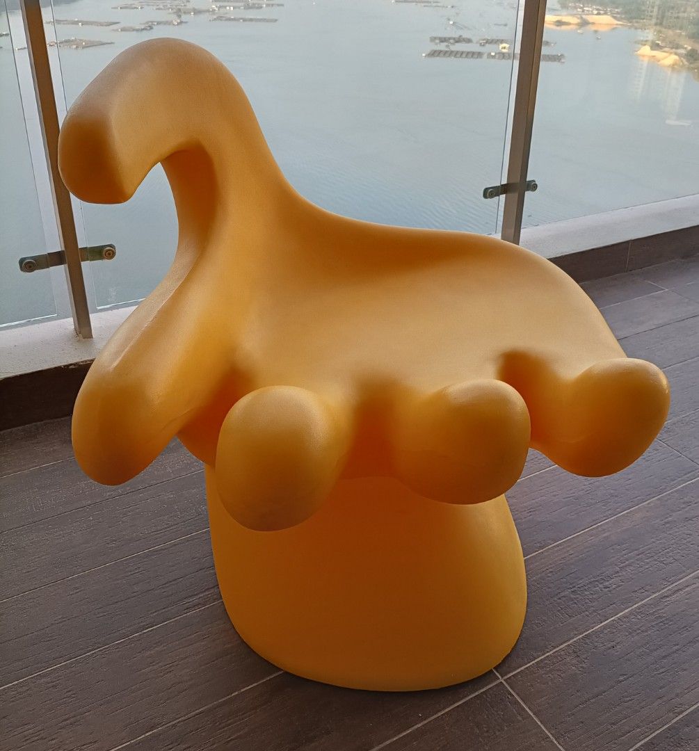 Yellow hotsell hand chair