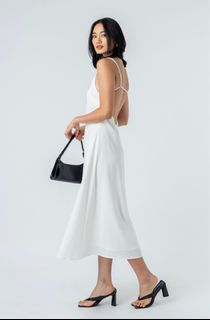 YHF Suspend dress in white