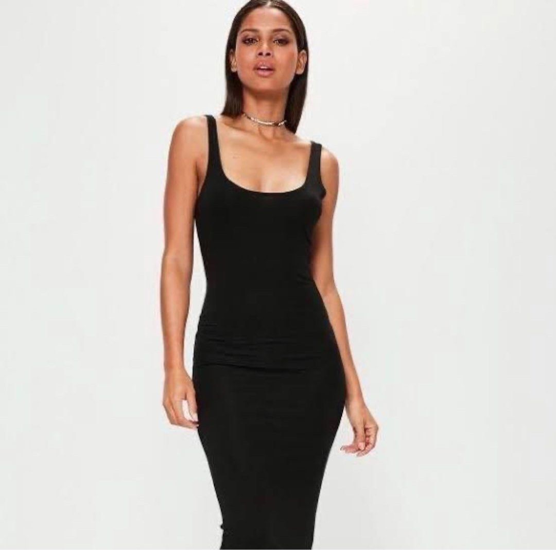 zara black bodycon dress Zara - Mini Dress With Body Shape Polyamide - Black - L