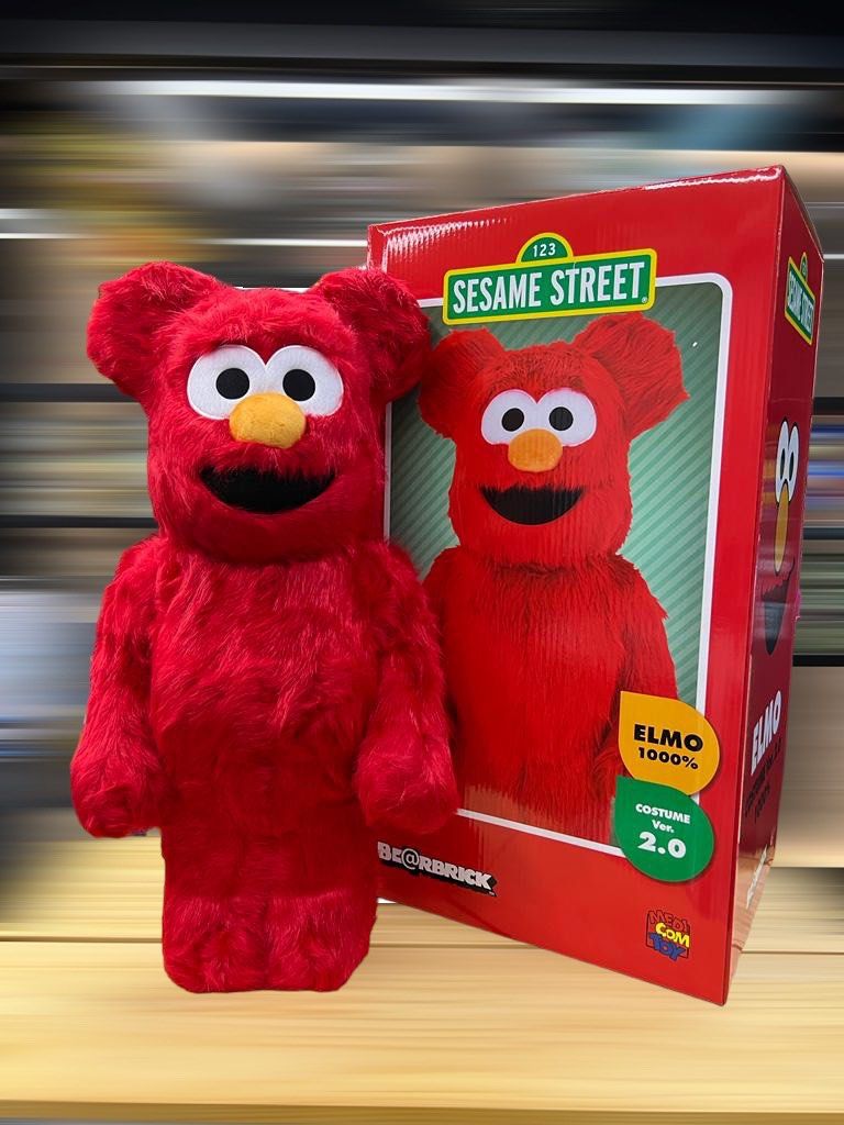 1000% Be@rbrick Elmo Costume Ver.2.0, 興趣及遊戲, 玩具& 遊戲類